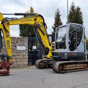 Mini pelle Wacker Neuson 6003 RD avec 3 godets